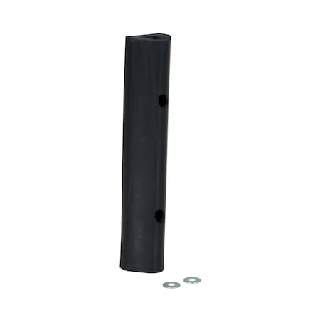 Vestil 12x2 Extruded Rubber Fender Bumper M-2-12